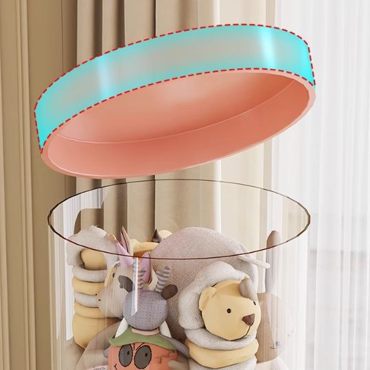 フィギュアケース 円柱型コレクションタワー
