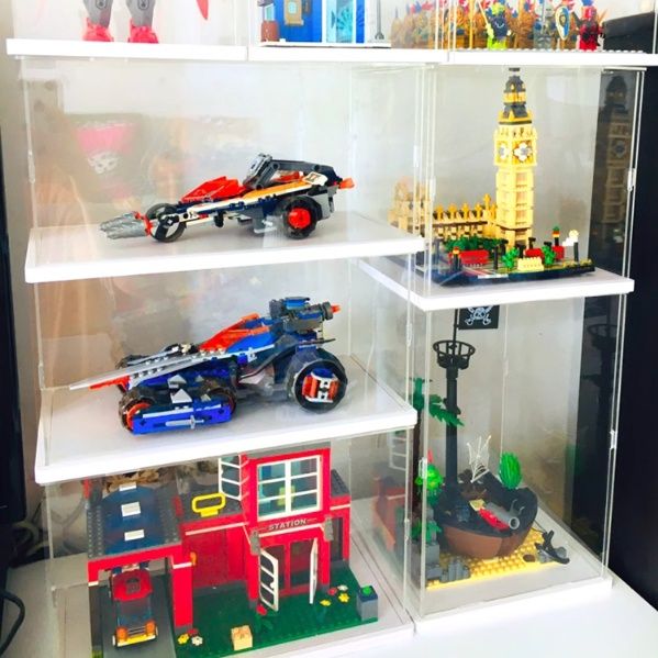 フィギュアケース 積木人形専用透明展示箱