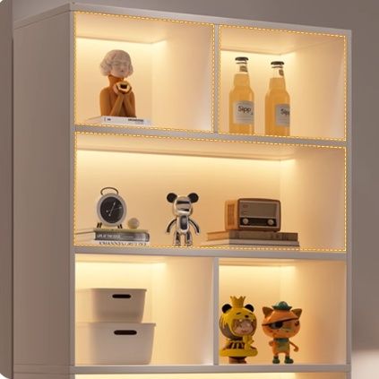 フィギュアケース 照明付き縦長コレクションケース