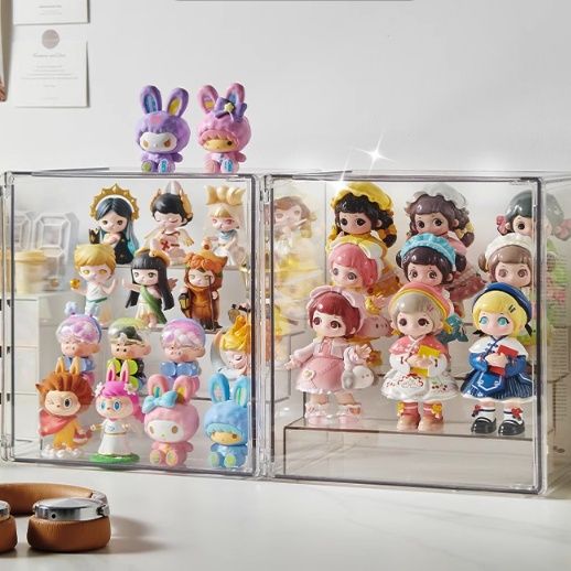 フィギュアケース 透明二段式人形コレクションケース