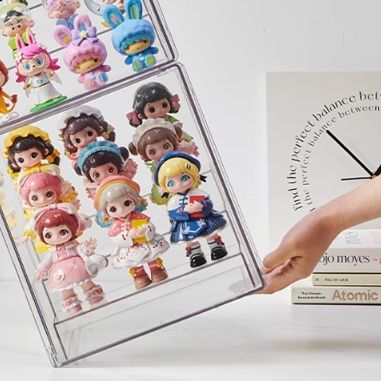 フィギュアケース 透明二段式人形コレクションケース