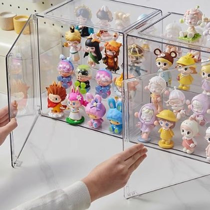 フィギュアケース 透明二段式人形コレクションケース