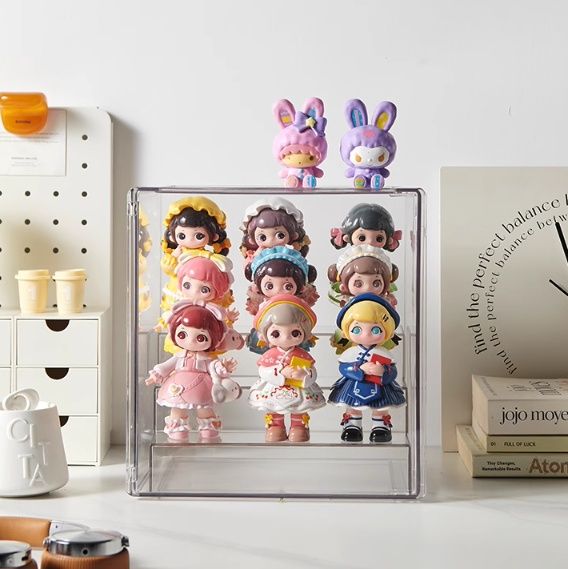 フィギュアケース 透明二段式人形コレクションケース