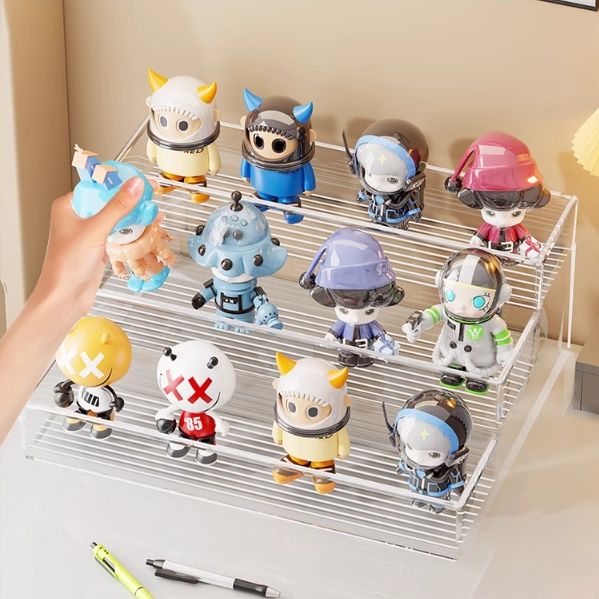 フィギュアケース 透明階段式フィギュア飾り棚