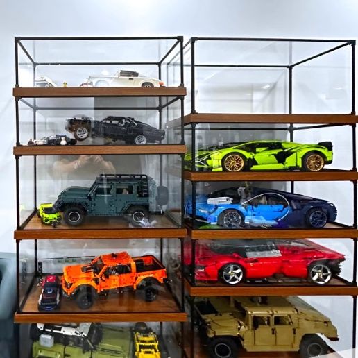 フィギュアケース 二段重ね模型専用展示ケース