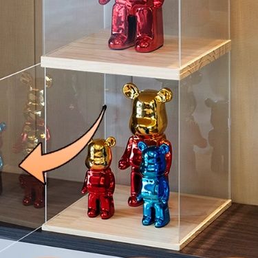 フィギュアケース 木枠付き透明コレクションケース