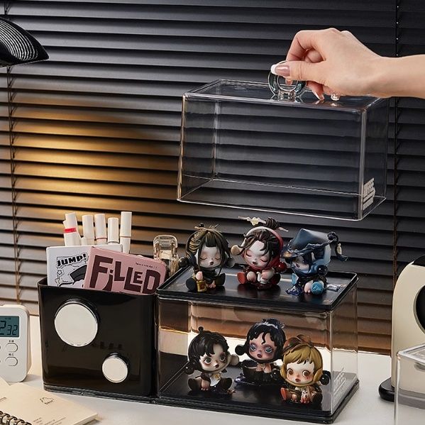 フィギュアケース 積み重ね透明収納ケース