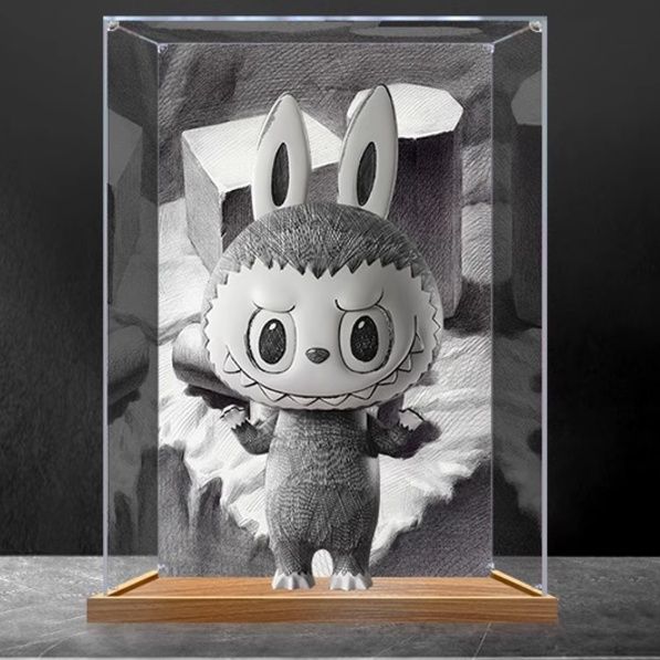 フィギュアケース 幻想うさぎ 透明保護ケース
