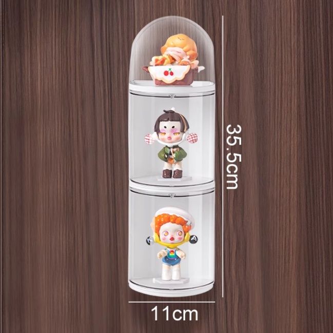フィギュアケース 積み重ね可能なドーム型コレクションケース