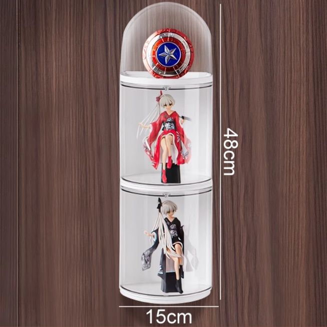 フィギュアケース 積み重ね可能なドーム型コレクションケース