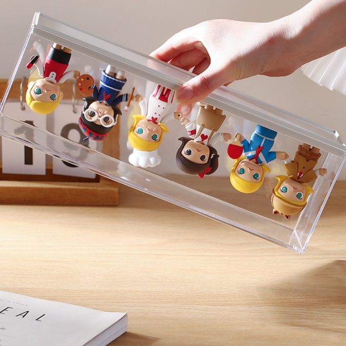 フィギュアケース 積み重ね可能な透明コレクションケース