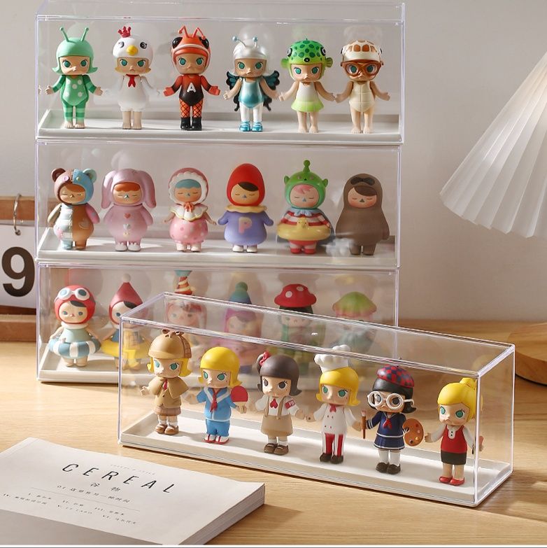フィギュアケース 積み重ね可能な透明コレクションケース