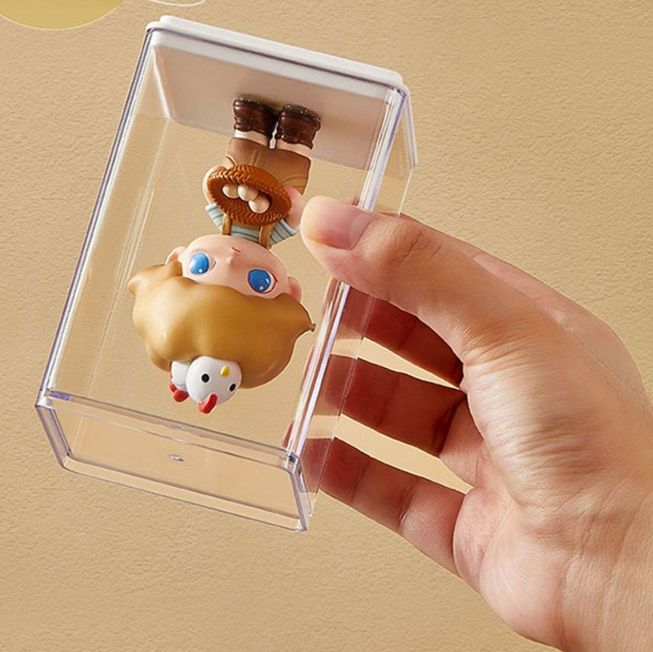 フィギュアケース 積み重ね可能な小型透明フィギュアケース