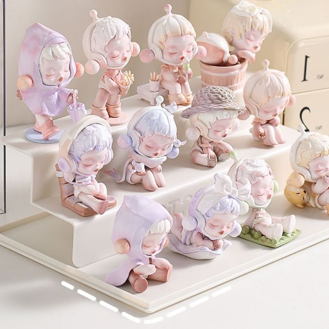 フィギュアケース 積み重ね式透明ミニフィギュアケース