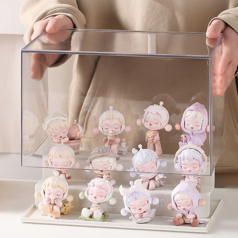 フィギュアケース 積み重ね式透明ミニフィギュアケース