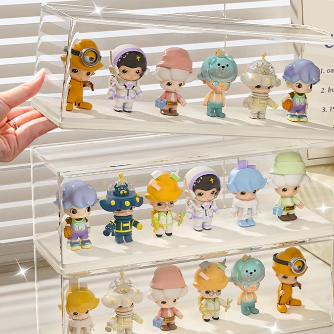 フィギュアケース 三段式透明フィギュアケース