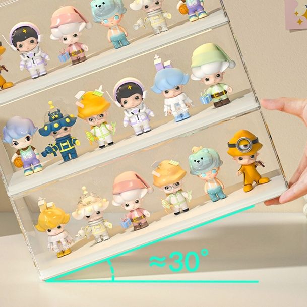フィギュアケース 三段式透明フィギュアケース