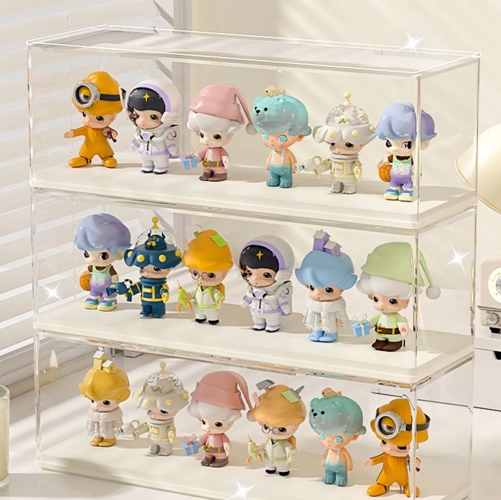 フィギュアケース 三段式透明フィギュアケース