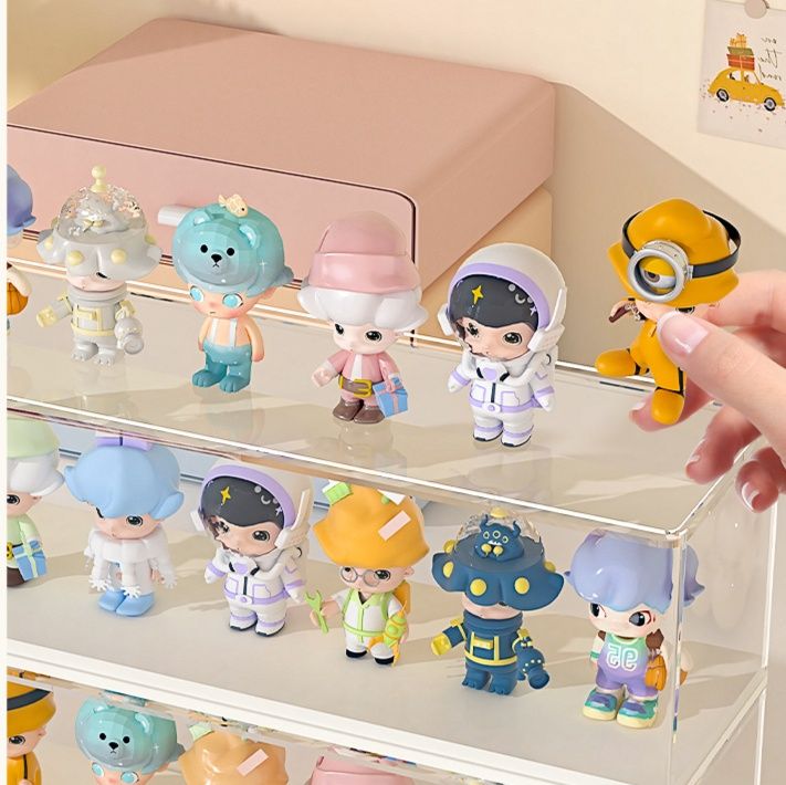 フィギュアケース 三段式透明フィギュアケース