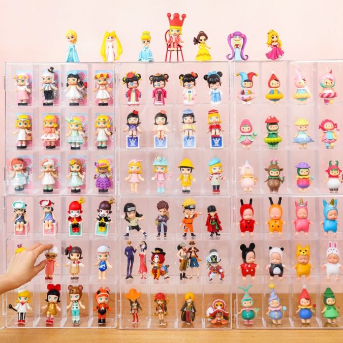 フィギュアケース 多格透明コレクションケース