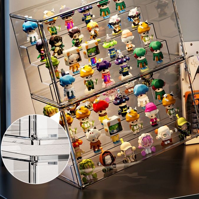 フィギュアケース クリア前開きコレクションケース