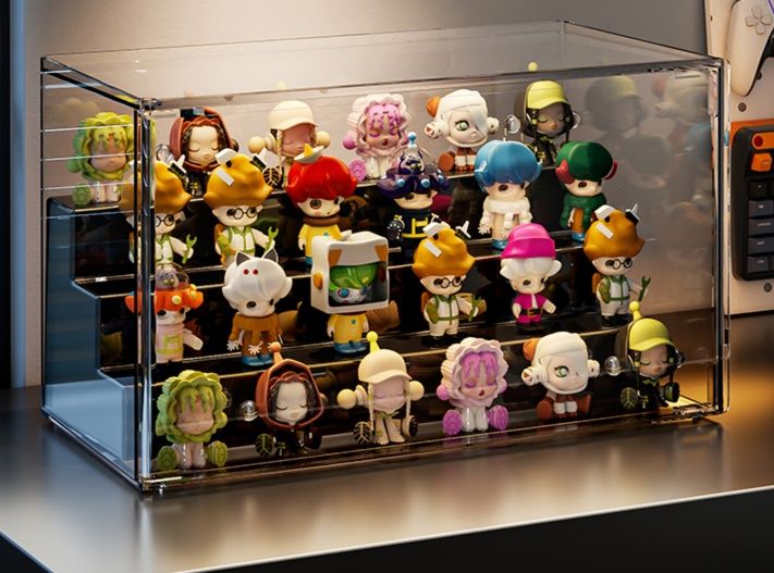 フィギュアケース クリア前開きコレクションケース