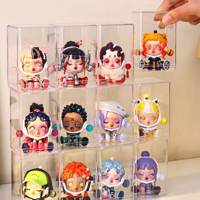 フィギュアケース 超透明ミニフィギュア保護ケース