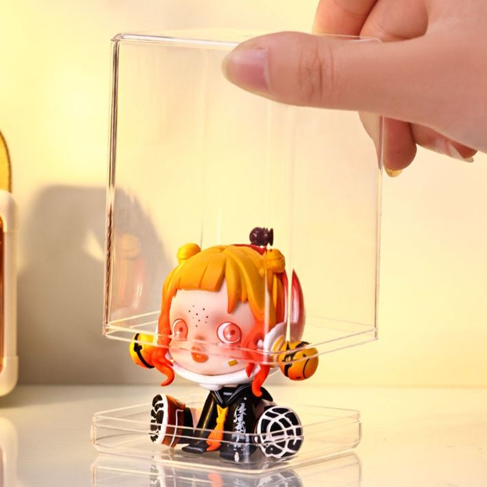 フィギュアケース 超透明ミニフィギュア保護ケース