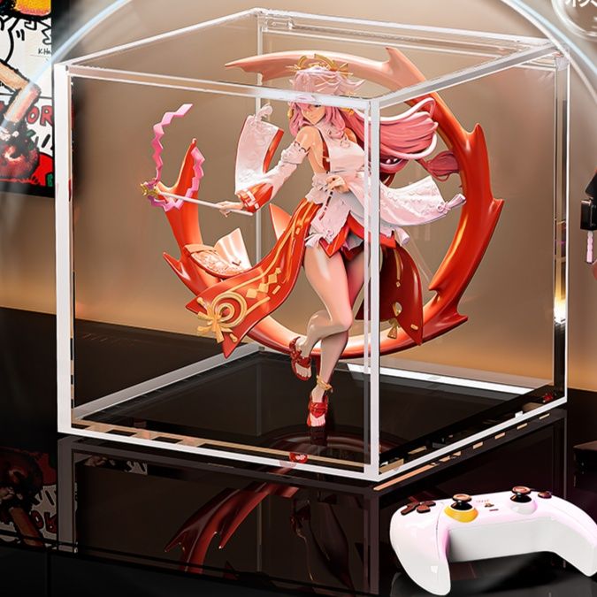 フィギュアケース 透明積み重ね可能フィギュアボックス