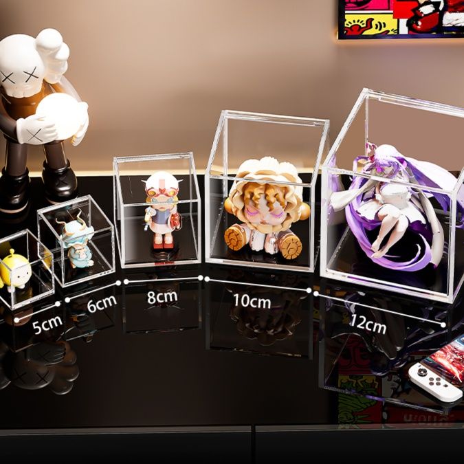 フィギュアケース 透明積み重ね可能フィギュアボックス