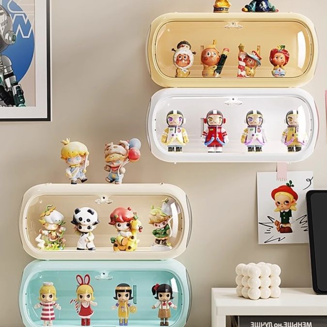 フィギュアケース 壁掛け式卓上両用コレクションケース