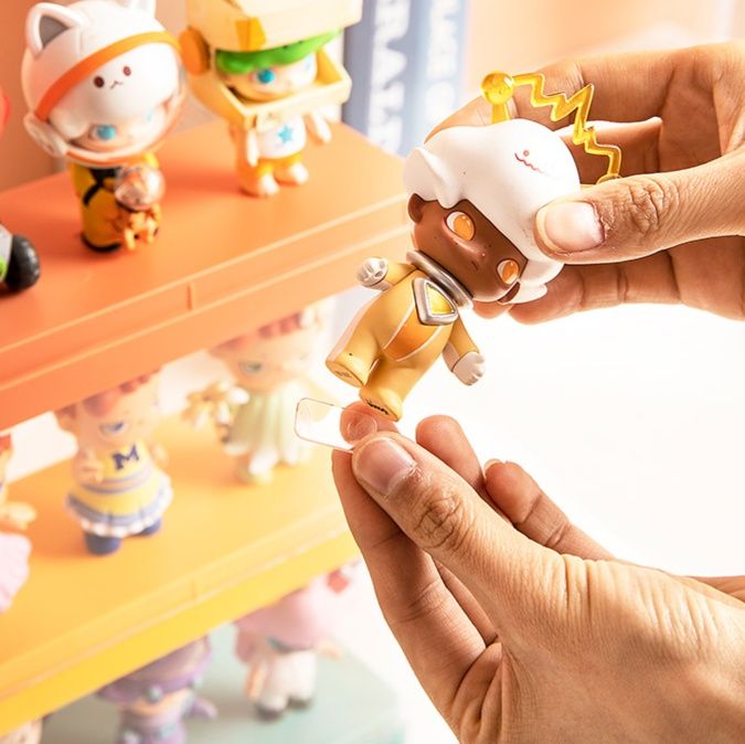 フィギュアケース 三段重ねミニフィギュアショーケース
