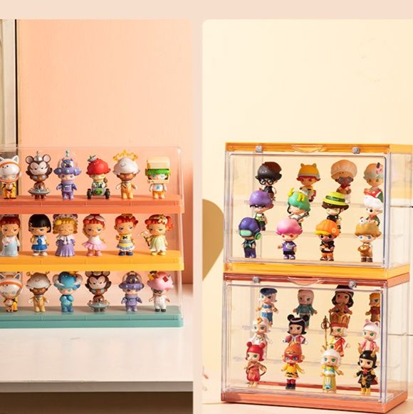 フィギュアケース 三段重ねミニフィギュアショーケース