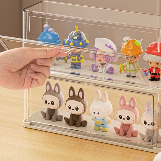 フィギュアケース 三段式取り出し便利フィギュアケース