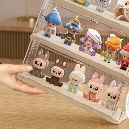 フィギュアケース 三段式取り出し便利フィギュアケース