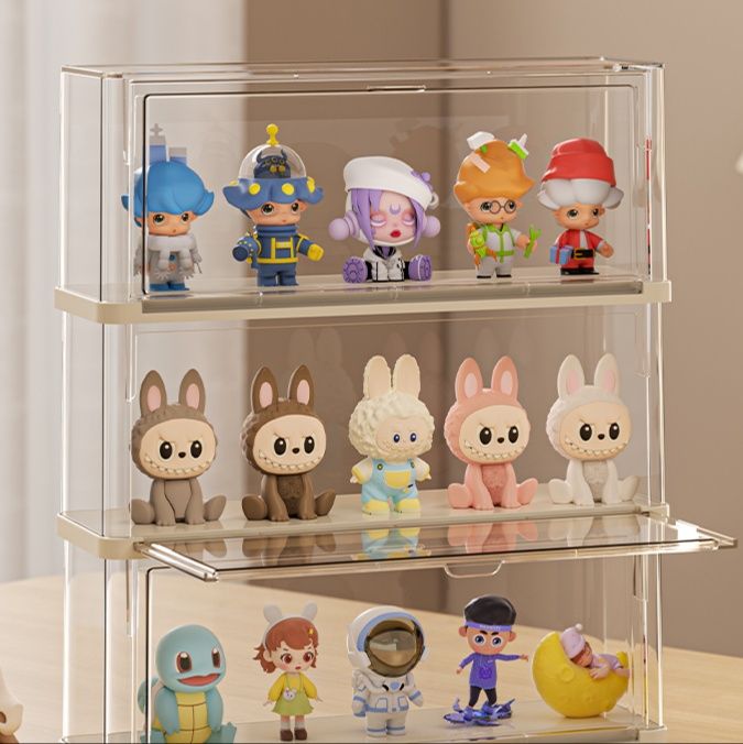 フィギュアケース 三段式取り出し便利フィギュアケース