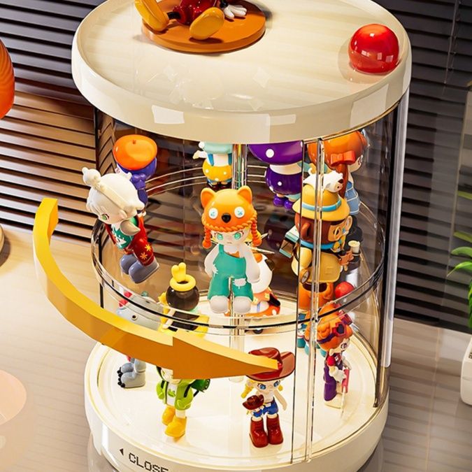 フィギュアケース 回転式コレクションケース