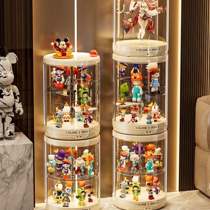 フィギュアケース 回転式コレクションケース