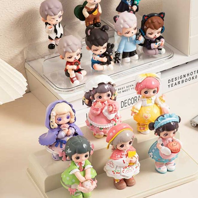 フィギュアケース 積み重ね可能な透明フィギュアケース