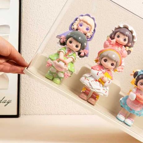 フィギュアケース 積み重ね可能な透明フィギュアケース
