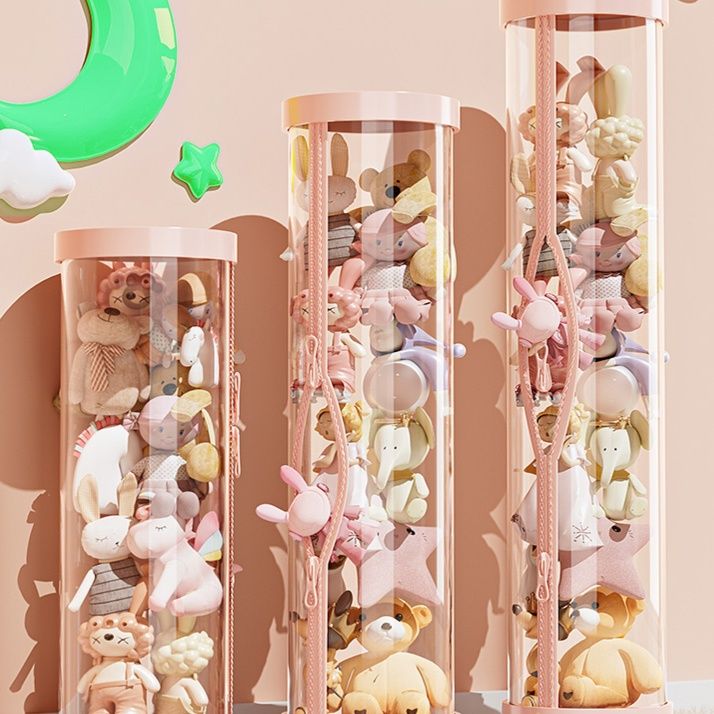 フィギュアケース 円柱型コレクション収納ケース