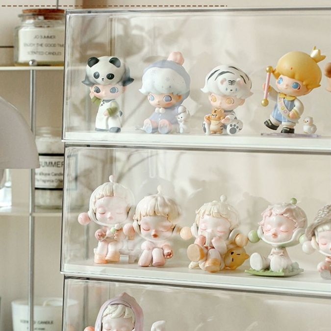 フィギュアケース 積み重ね透明人形保管棚