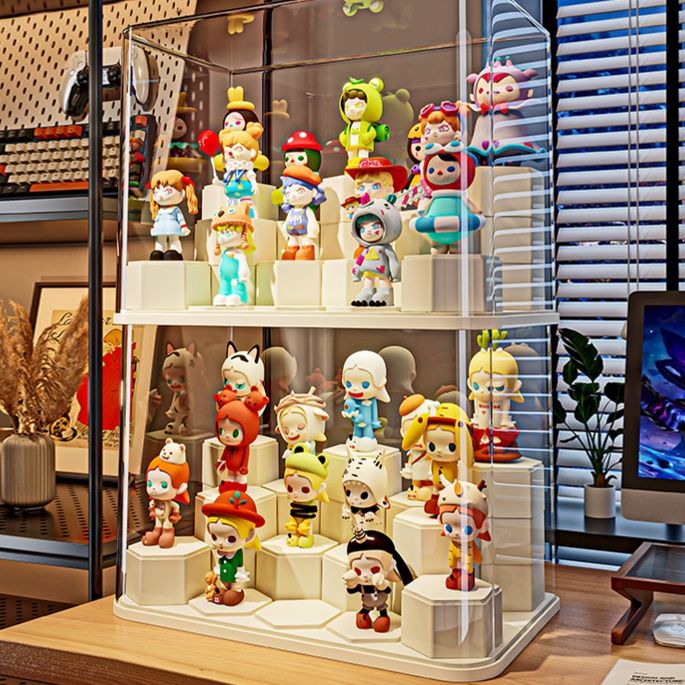 フィギュアケース 多層階段式フィギュア展示ケース