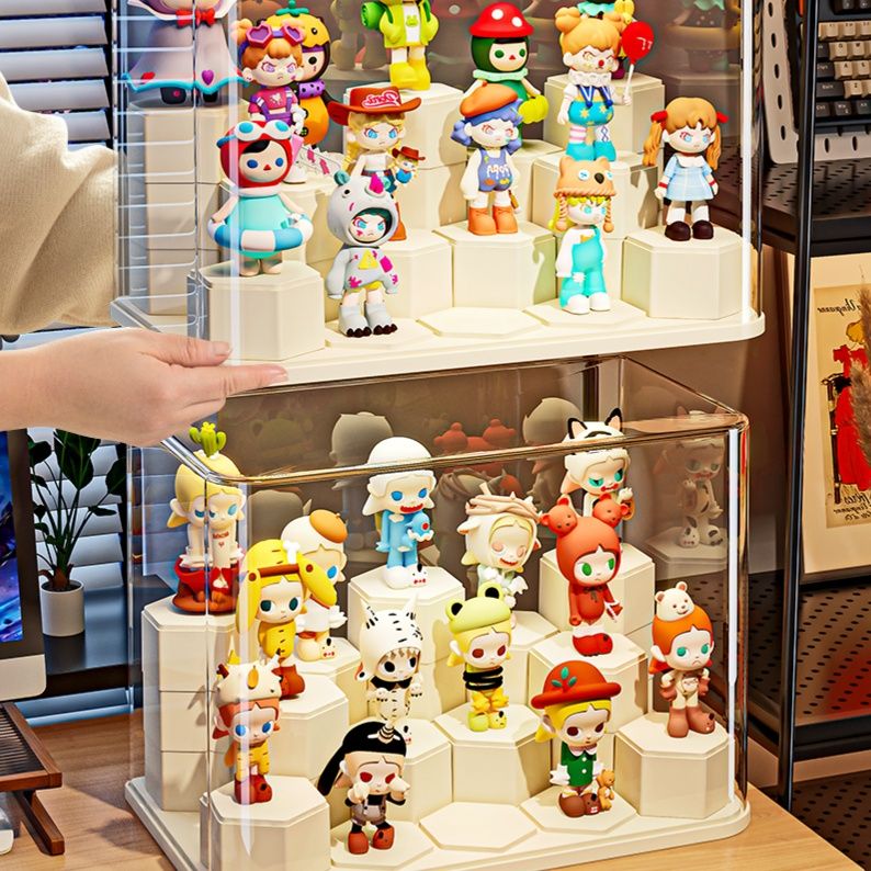 フィギュアケース 多層階段式フィギュア展示ケース