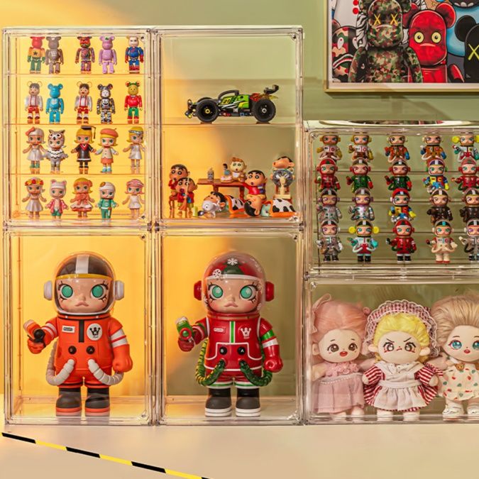 フィギュアケース コレクション階段式ディスプレイケース