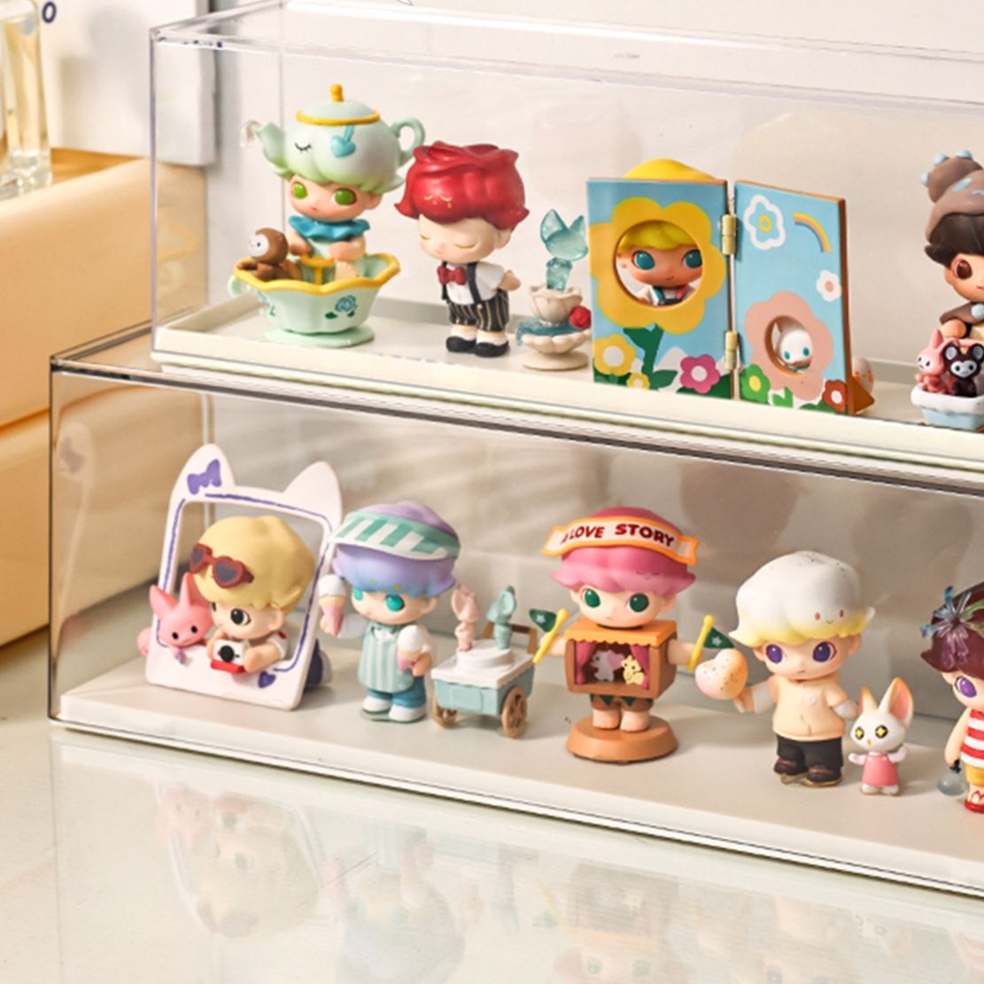 フィギュアケース 横長マルチ収納フィギュアケース