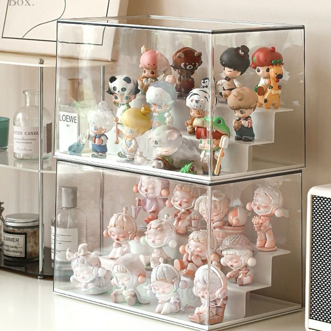 フィギュアケース 透明階段式コレクションケース