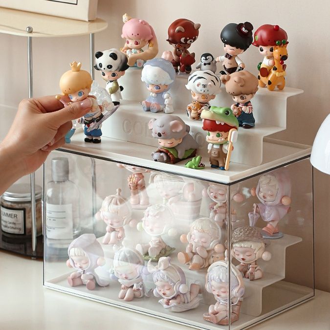 フィギュアケース 透明階段式コレクションケース