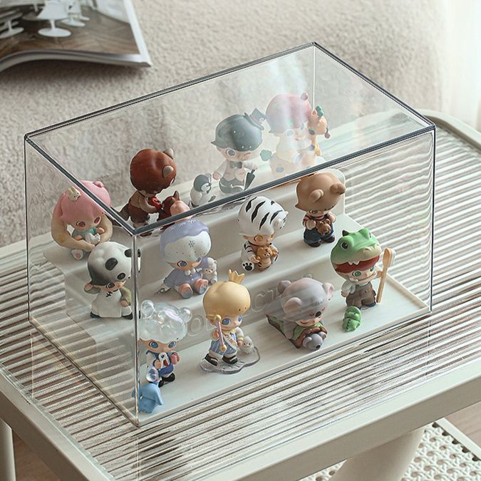 フィギュアケース 透明階段式コレクションケース