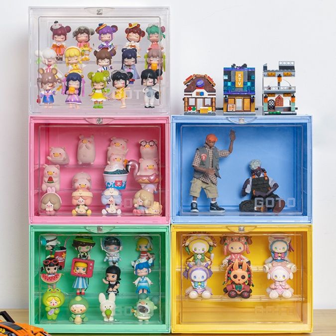 フィギュアケース 積み重ね可能な展示棚